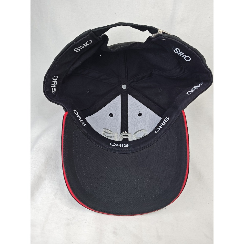 ORIS Swiss Watches Men's Hat Cap Black White Adjustable OSFM Adult Headwear - Picture 7 of 8